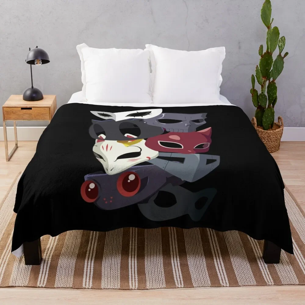 

Thieves Masks Throw Blanket Ultra Soft Flannel Fleece Blanket for All Seasons