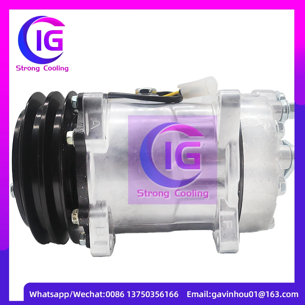 SD7H15 AC Compressor For Volvo A25D Articulated Truck 11412632 11104419 15082742 15082742 14518640