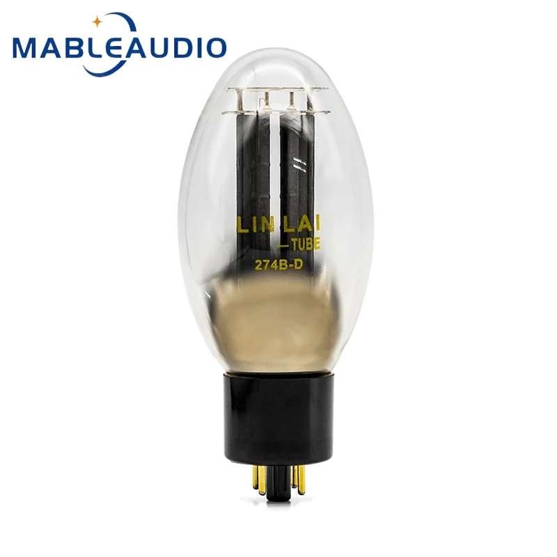 1PC LINLAI 274B‑D Rectifier Vacuum Tube Gold Pin, Direct‑Heated Valve Replacement For Hi‑Fi Tube Amplifier Power Supply DIY