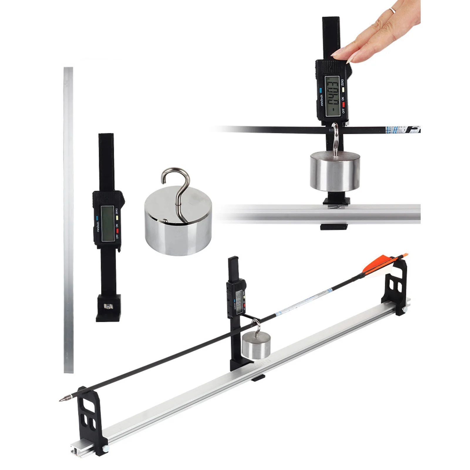 Archery Arrow  Tester Archery Arrow  28in Arrow Balance Straightness Tool Arrow Spine Balance Checker Accessories