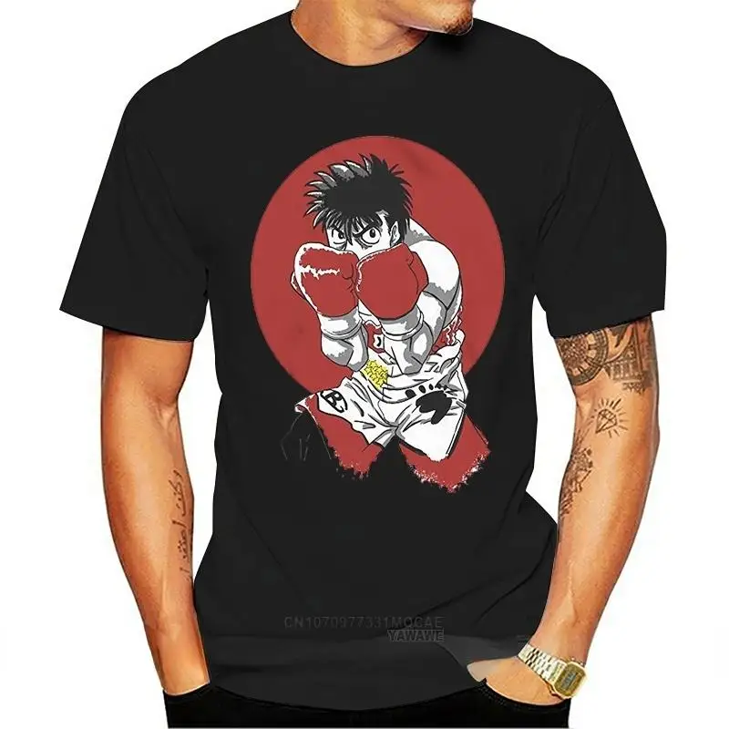 Japanese Anime Hajime No Ippo Men's Makunouchi Ippo Adult T-shirt Short Sleeve Fashion Tshirt Men  Brand Teeshirt