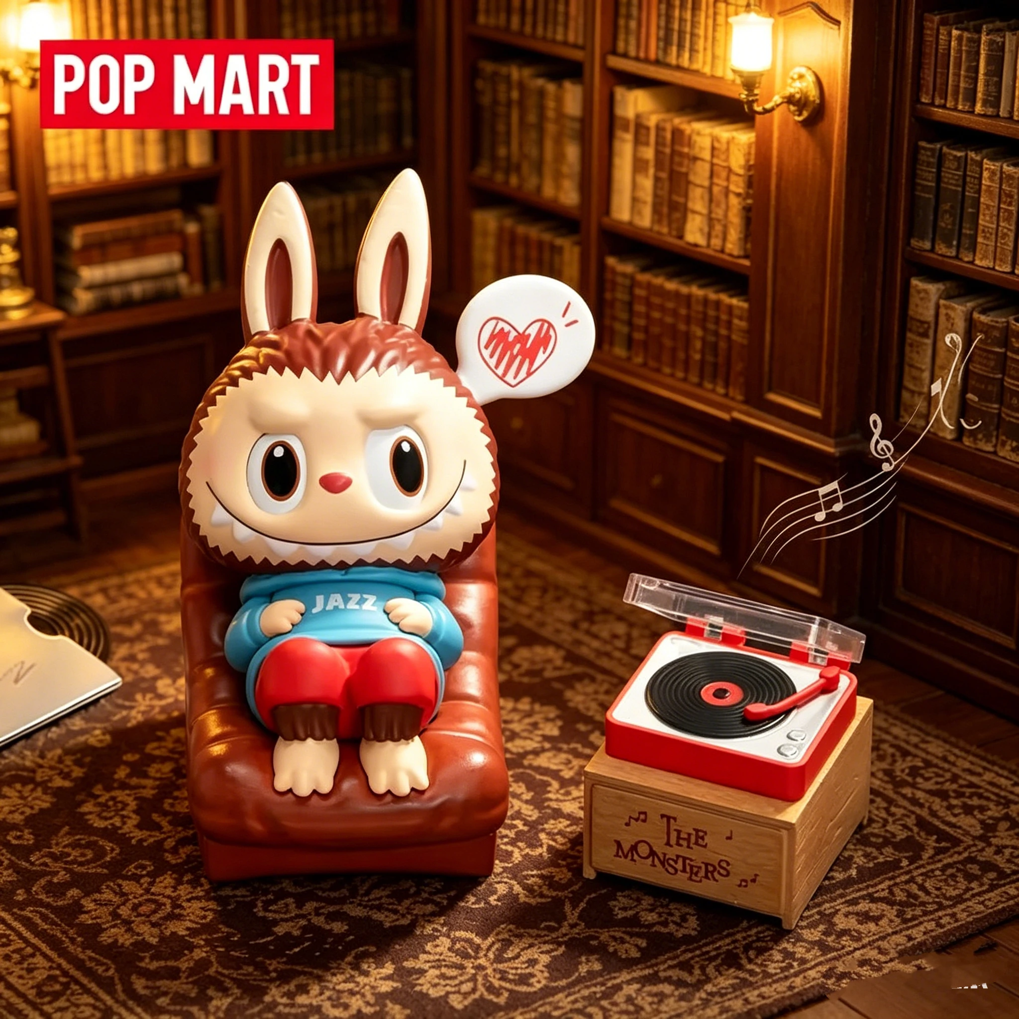 

POPMART LABUBU the MONSTERS JAZZ Series Blind Box - Mystery Anime Figure Doll Cute Desktop Ornaments Collection Toy Guess Bag