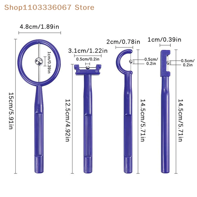 【HB】4Pcs Tongue Tip Oral Care Exercise For Children Speech Therapy Autism Sensory Rehabilitation Oral Tongue Muscle Trainer Talk