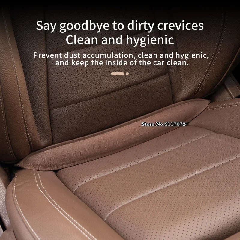 المكونات في مقعد السيارة الفجوة حشو مطاطا إيفا مقعد السيارة شق ملء قطاع مانع السقوط ل LUXGEN S3 S5 U5 U6 U7 M7