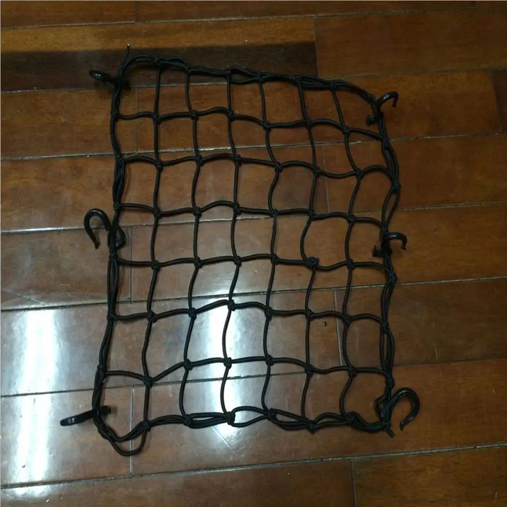 Motorcycle Cargo Net Professional Fixing Cord Stretchable Outdoor Ridding Cycling Luggage Mesh Nets Holding Rope