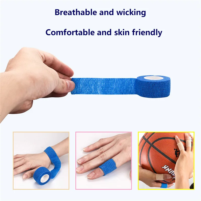 Waterproof Self-Adhesive Elastic Bandage Treatment Gauze Wrap Emergency Muscle Tape First Aid Tool for Finger Joint Knee Pet