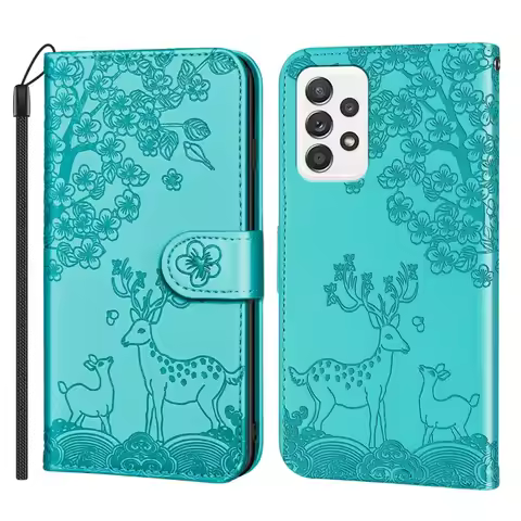 Leather Phone Case for Samsung Galaxy A52 A72 A42 A32 A22 A12 A02S A51 A71 A41 A31 A21S A70 A50 A40 A10 Wallet Card Cover Coque