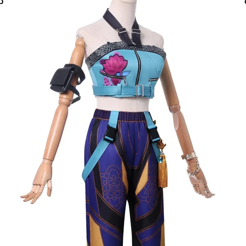 

CyAnime KPop Охотники на демонов Суперзвезда Руми Мира Зое Косплей Костюм Парик Сценический наряд Одежда для охоты Женская вечеринка на Хэллоуин Rolepl