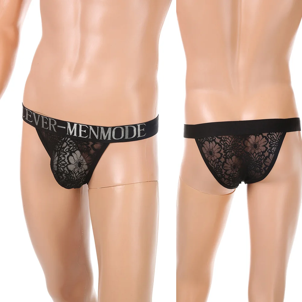 

Breathable Lingerie Black Low Waist Panties All Year Breathable High Stretch Elasticity Male Night Time Sleepwear