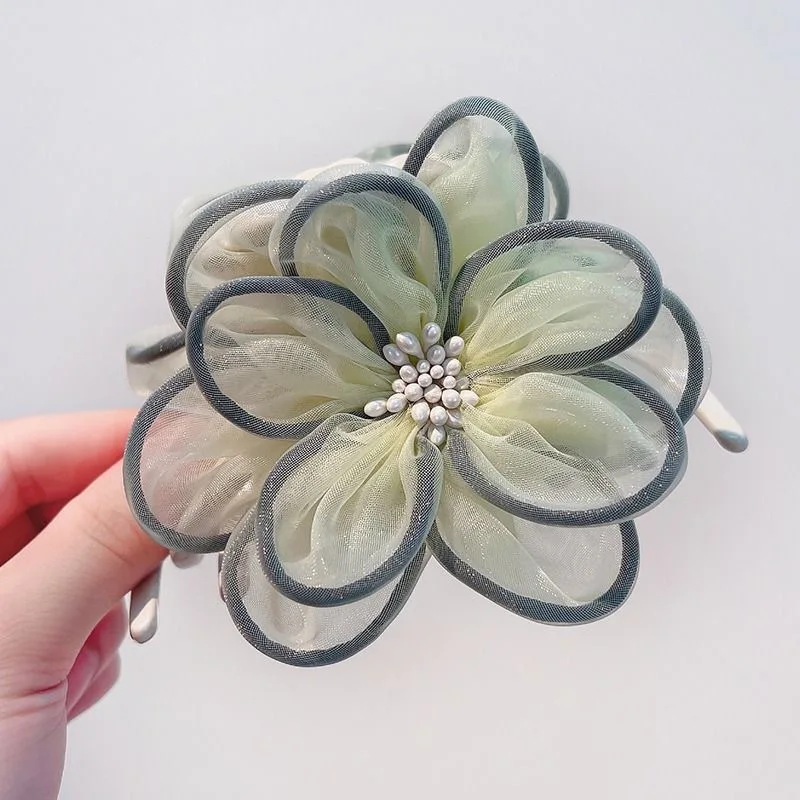 

NEW 10.5CM Large Camellia Hair Claw Sweet Flower Series Claw Clips Beach Trendy Hair Clips for Women Girls Hair Accessories