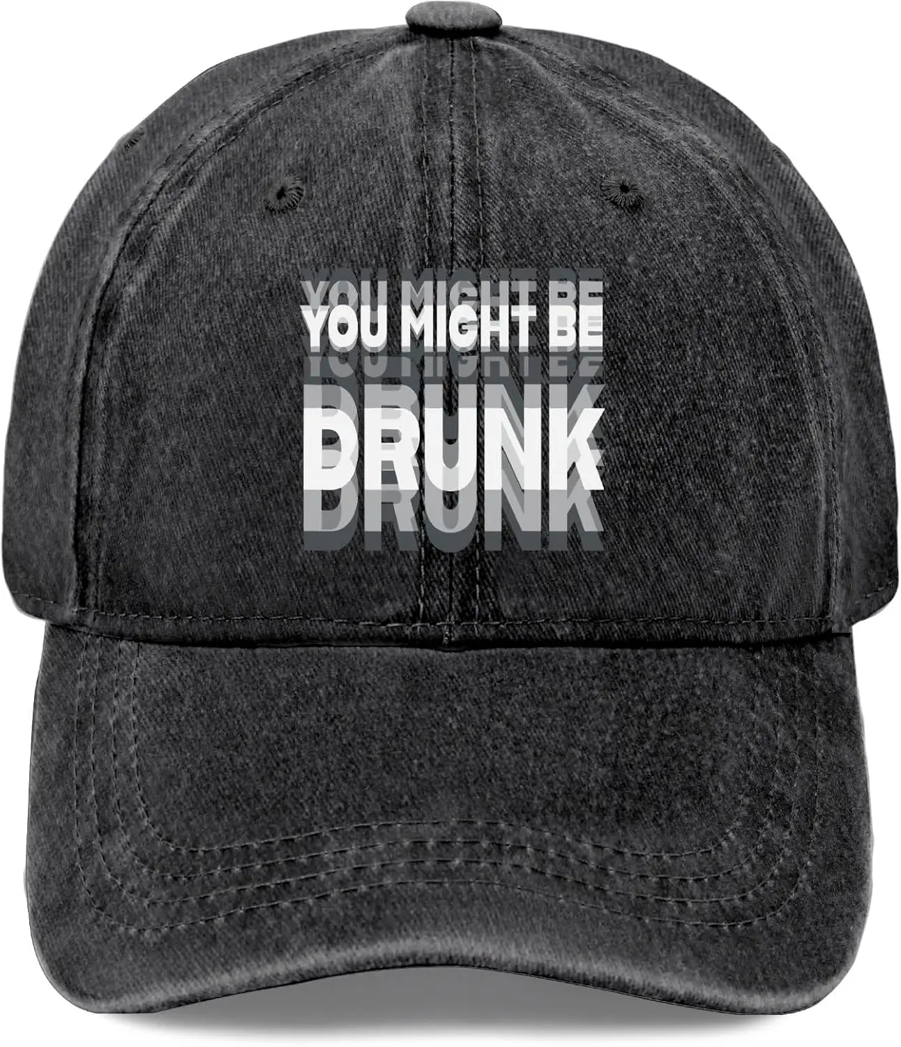

Funny Drinking Humor You Might Be Drunk Low Hat for Women Adjustable Cap