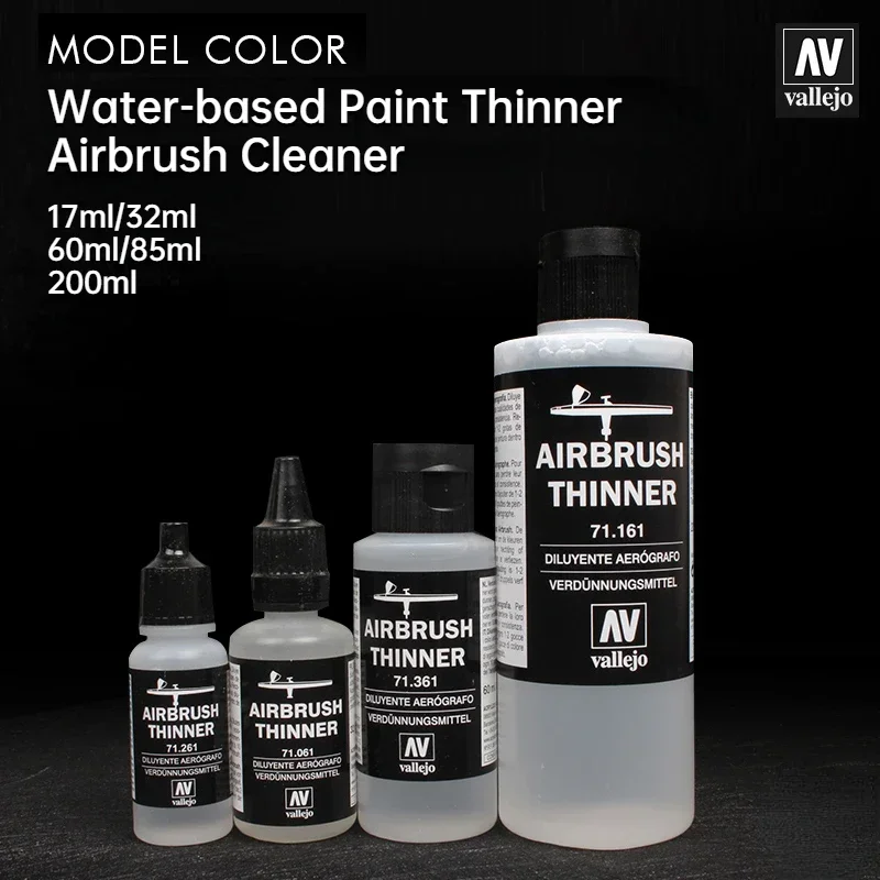 AV Airbrush Thinner Cleaner Acrylic Paint Thinner Liquid Model Painting Cleaning Tools for Assembly Model Tools Hobby DIY