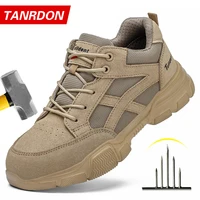 Zapatos de seguridad con aislamiento de 10KV para hombre, botas de trabajo de soldadura transpirables antigolpes para electricista, calzado masculino a prueba de pinchazos