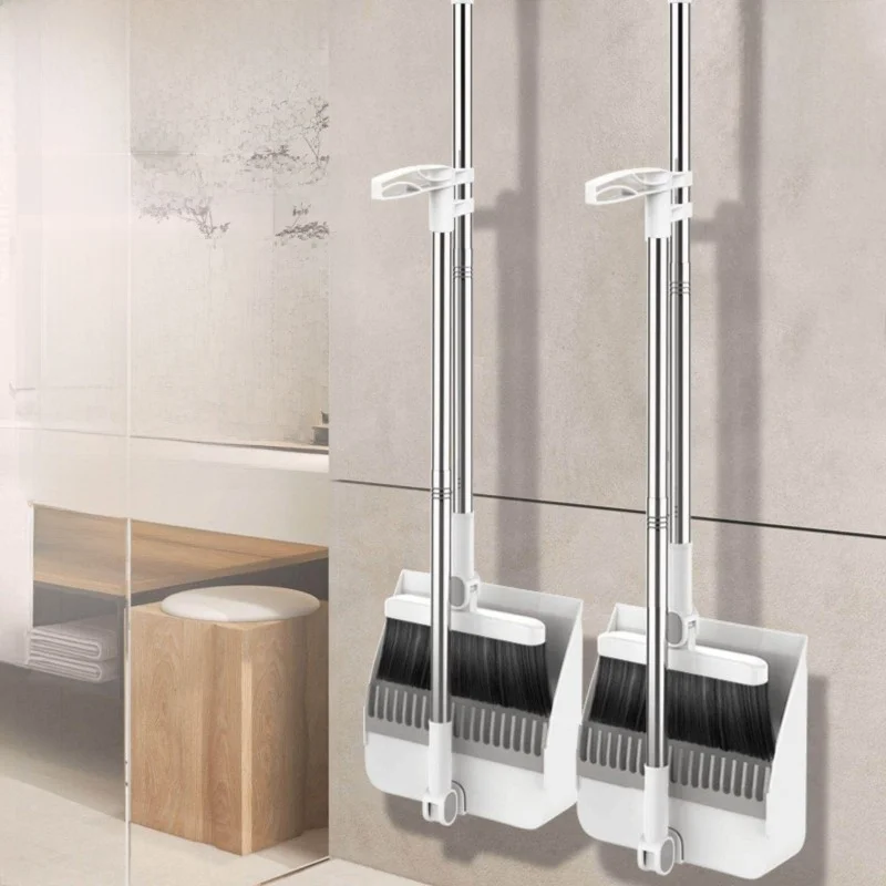 

Складной набор для уборки: метла и совок, комбинированный комплект для дома, находка для ленивых, набор для подметания, совок для мусора