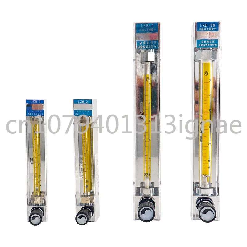 Flow Meter Air Nitrogen Oxygen Liquid Water Glass Tube Floater