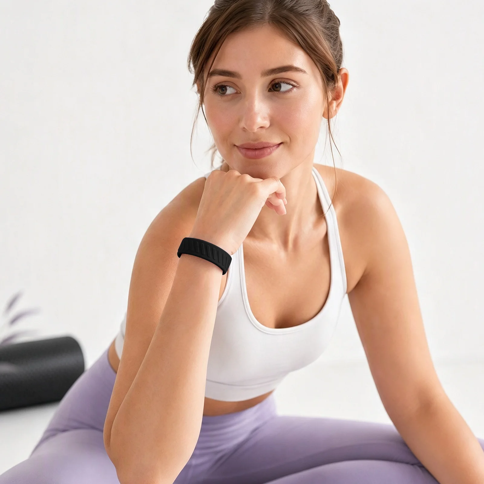 Atmungsaktives Silikon-Schlaufenarmband für Google Fitbit Air Smartwatch Zubehör Sport Ersatzarmband Correa Fitbit Air Band – Detail 8