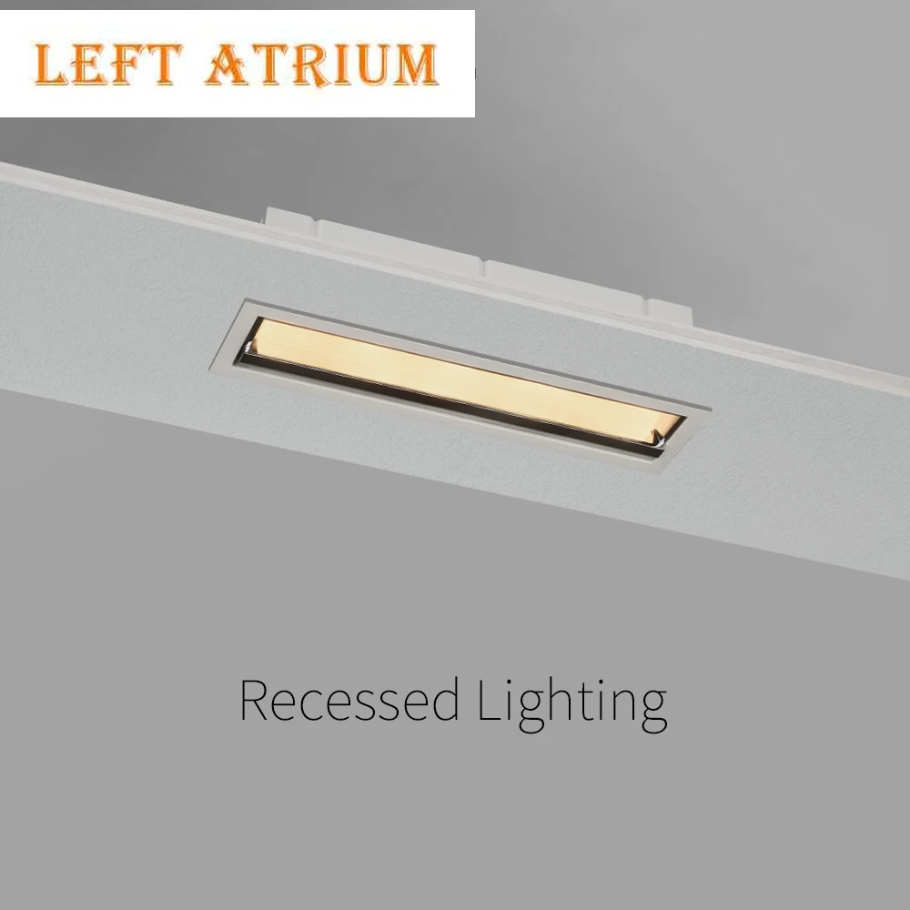 

Polarized Wall Washer Lamp Ceiling Light Commercial Embedded Led Downlight Hotel Aisle Grille Line Lights