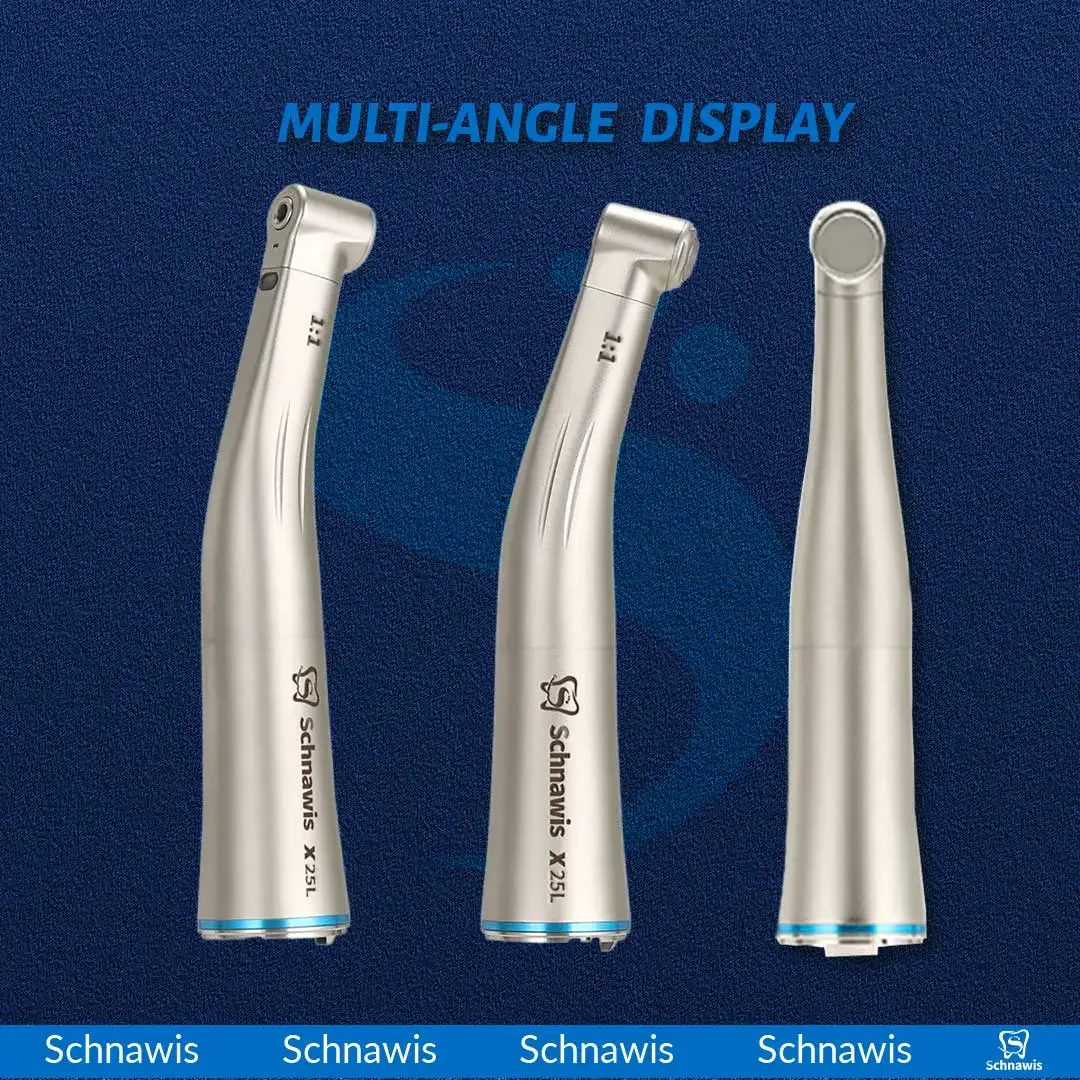 

Dental Contra Angle Handpiece Fiber Optic 1:1 Direct Drive Speed Dentistry Low Speed Handpiece Fit E Type Electric Micromotor