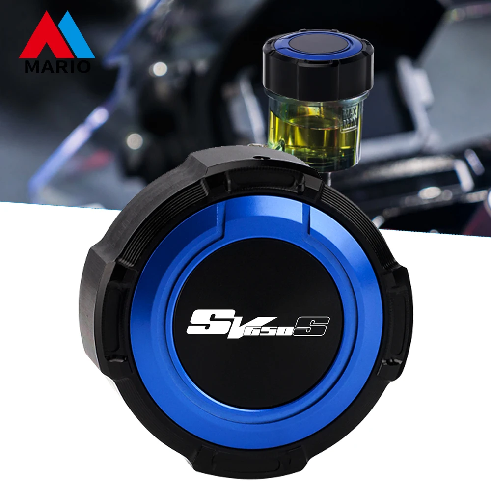 

For Suzuki SV650S 1999-2009 TL1000R 1998-2003 TL1000S 1997-2001 Motorcycle CNC Front Brake Fluid Master Cylinder Reservoir Cap