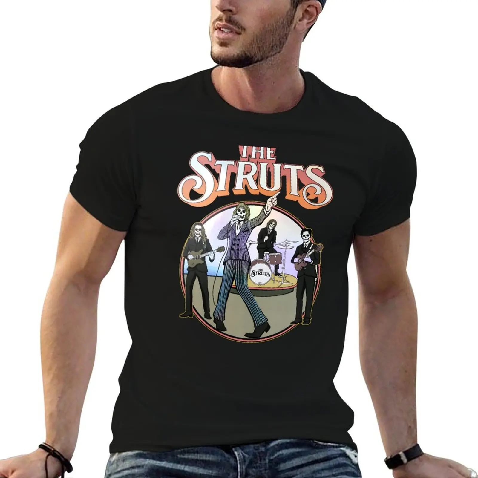 

wildlife the struts music bird the struts funny T-Shirt baggy shirts man clothes men t shirt