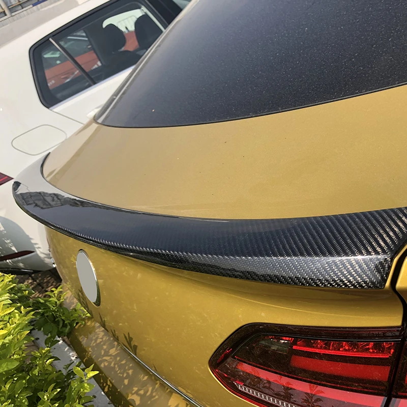 Carbon fiber rear trunk spoiler wing car rear spoiler accessory suitable for Volkswagen CC Arteon CC 2019-2025