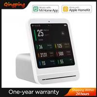 Qingping Air Detector 2 Smart Home Touch Screen Control Temperature Humidity Sensor CO2 PM2.5 Quality Monitor Work With Mijia Ap