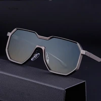 Gafas De Sol Steampunk De Metal para Hombre, Gafas De moda Retro cuadradas Punk, Gafas De Sol Vintage De lujo para Hombre, Lunette De Soleil Homme