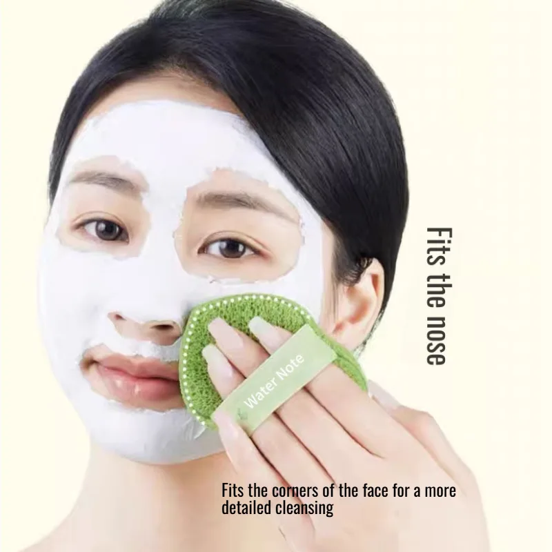 Gloves Face Wash Puff Wash Smile Leaky Fingers Cleansing Puff Cleansing Sponge Makeup Remover Towelettes Water Drops Cleanser