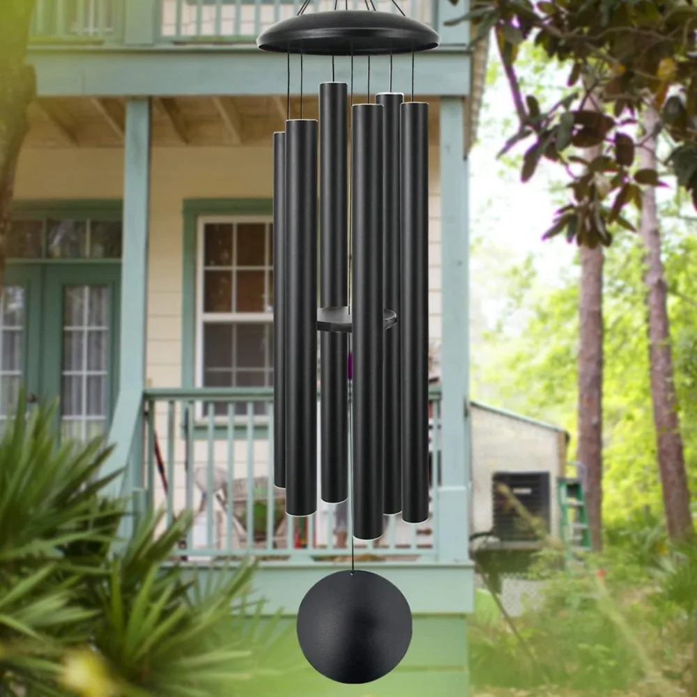 Outdoor Wind Chimes for Patio Balcony Garden Yard Decoration Dreamcatcher Black Freight Free Modern Home Decoration Accessories