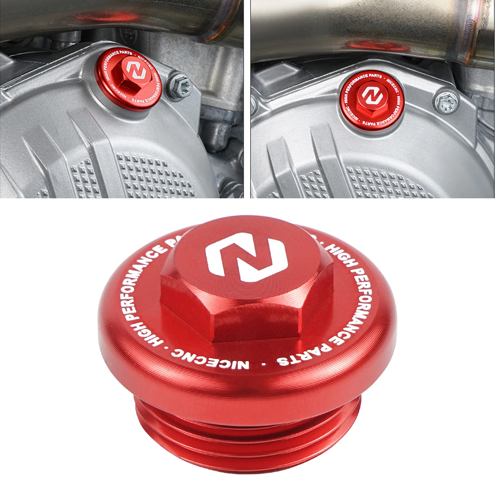 NICECNC For Beta RR 300 Xtrainer 300 2018-2024 Motorcycle Engine Oil Filler Cap Plug Screw RR 200 RR 250 X-Trainer 300 2023 2022