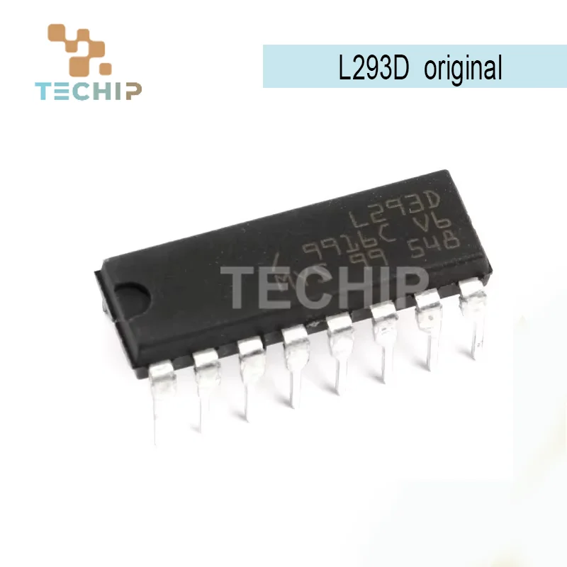 (10PCS)100% NEW L293D L293 293 DIP-16 Stepper Driver Chip IC