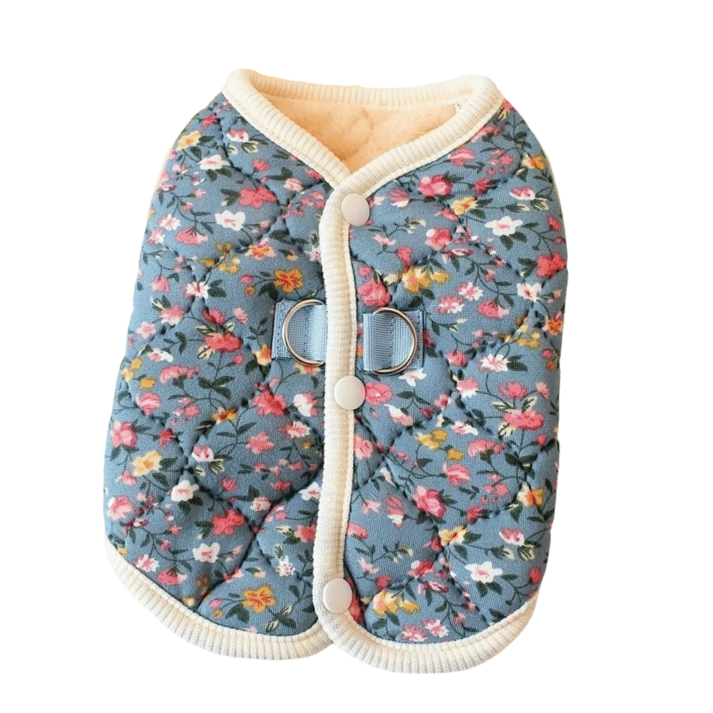 Fashion Puppy Vest Cute Thickened Teddy Bear Coat Pet Supplies Winter Warm Cat Clothes Winter Gift view 5