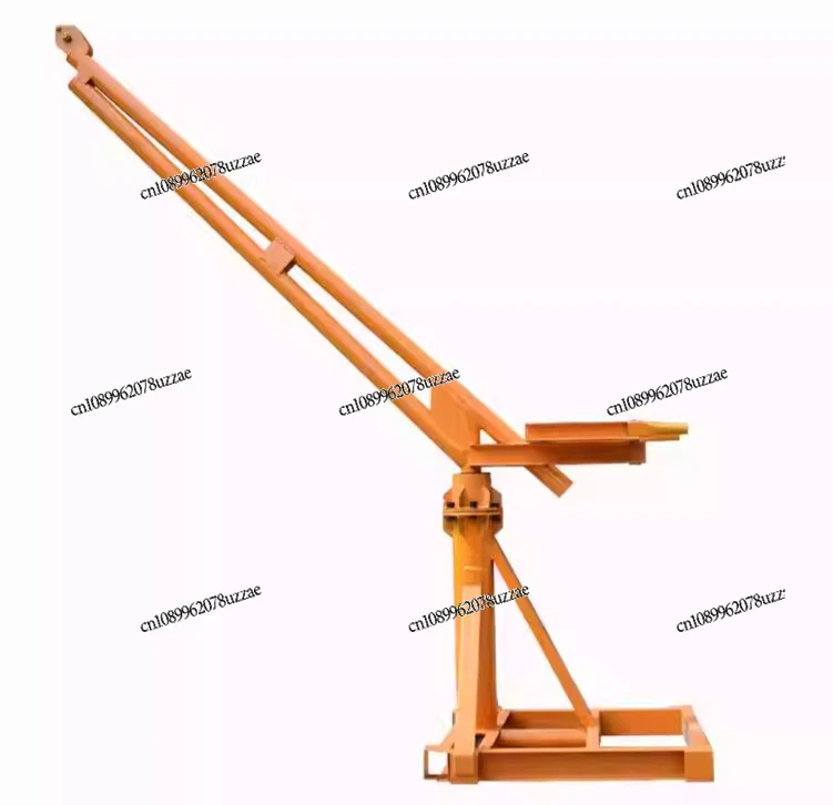 Crane Small Household Lift Roof Indoor and Outdoor Building Decoration Lifting Machine Crane Feeding Hoist 1 Ton