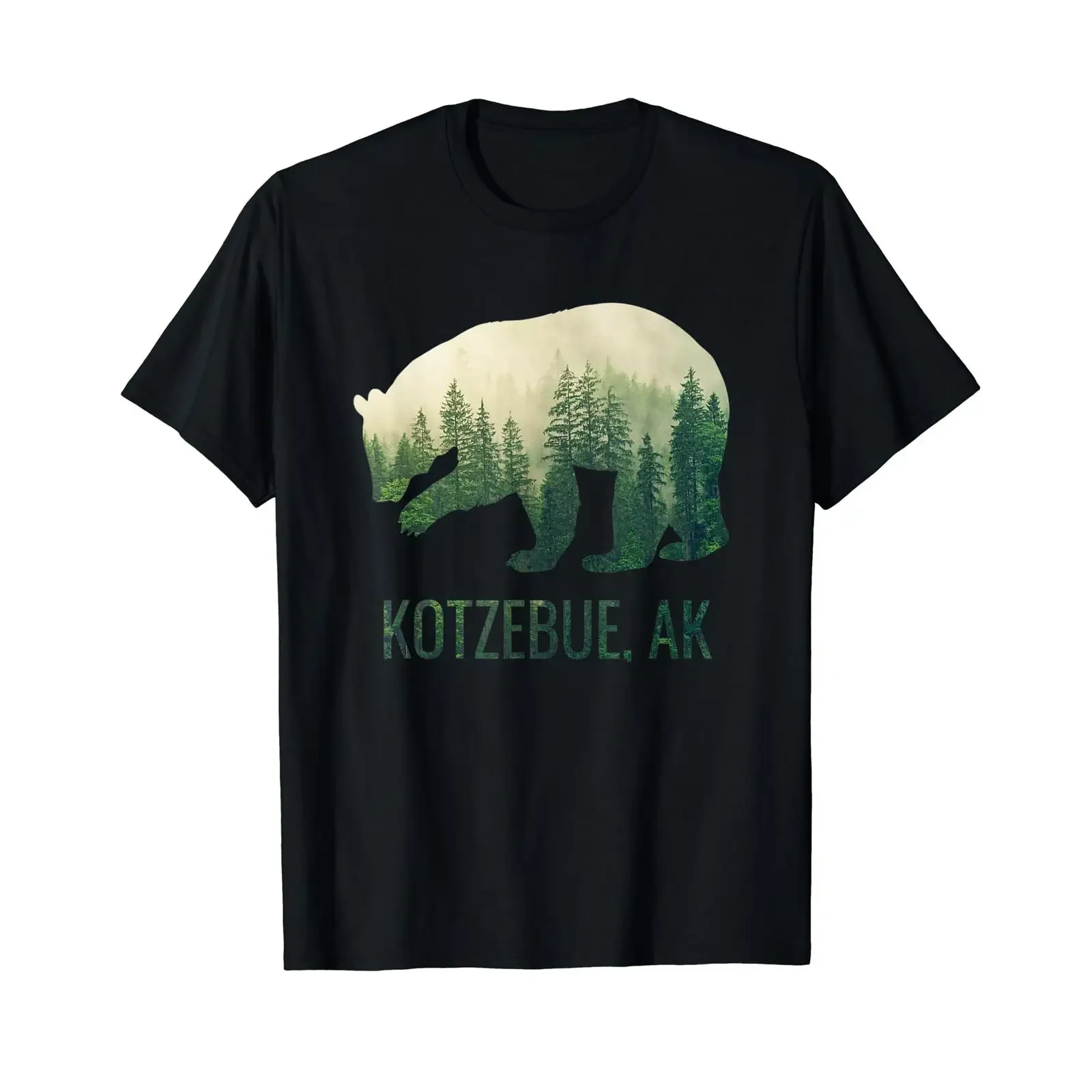 Kotzebue Grizzly Bear Southeast Alaska Forest Wildlife T Shirt vintage Washed Stretched Slightly designer clothes streetwear