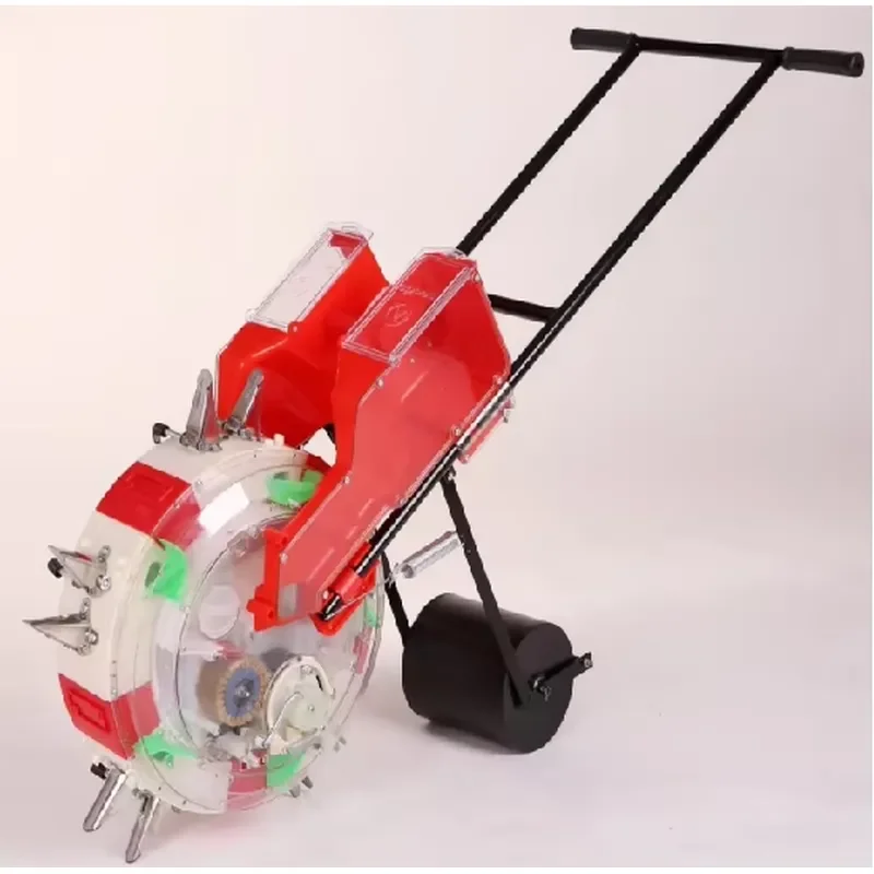 Agricultural Portable Hand Push Seeder and Applicator for Seeds Planting and Application