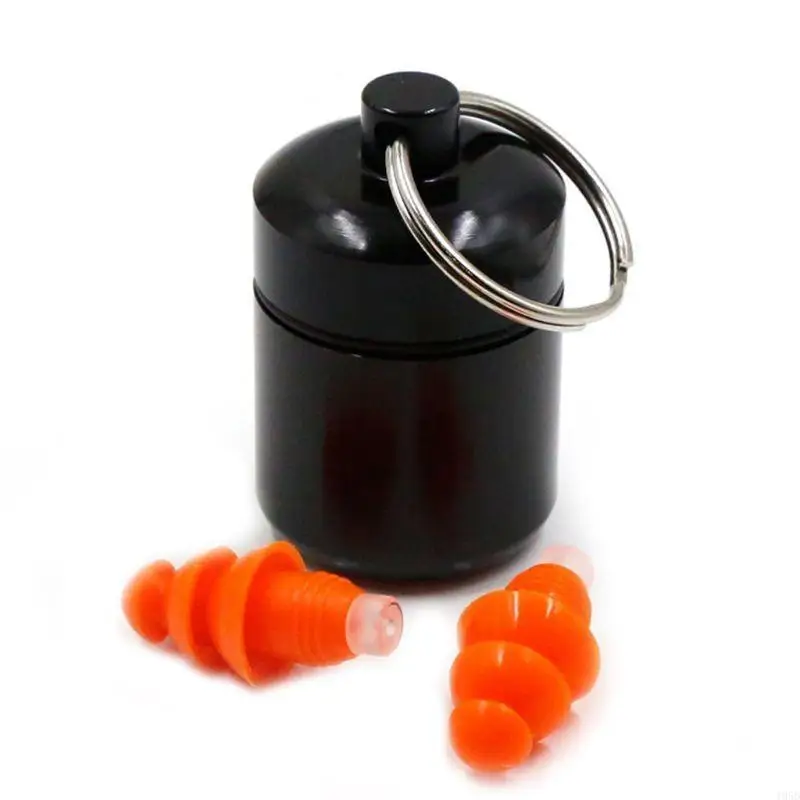 키체인 귀마개 보관 케이스 지갑 방수 금속 상자에 대 한 알루미늄 합금 보관 용기