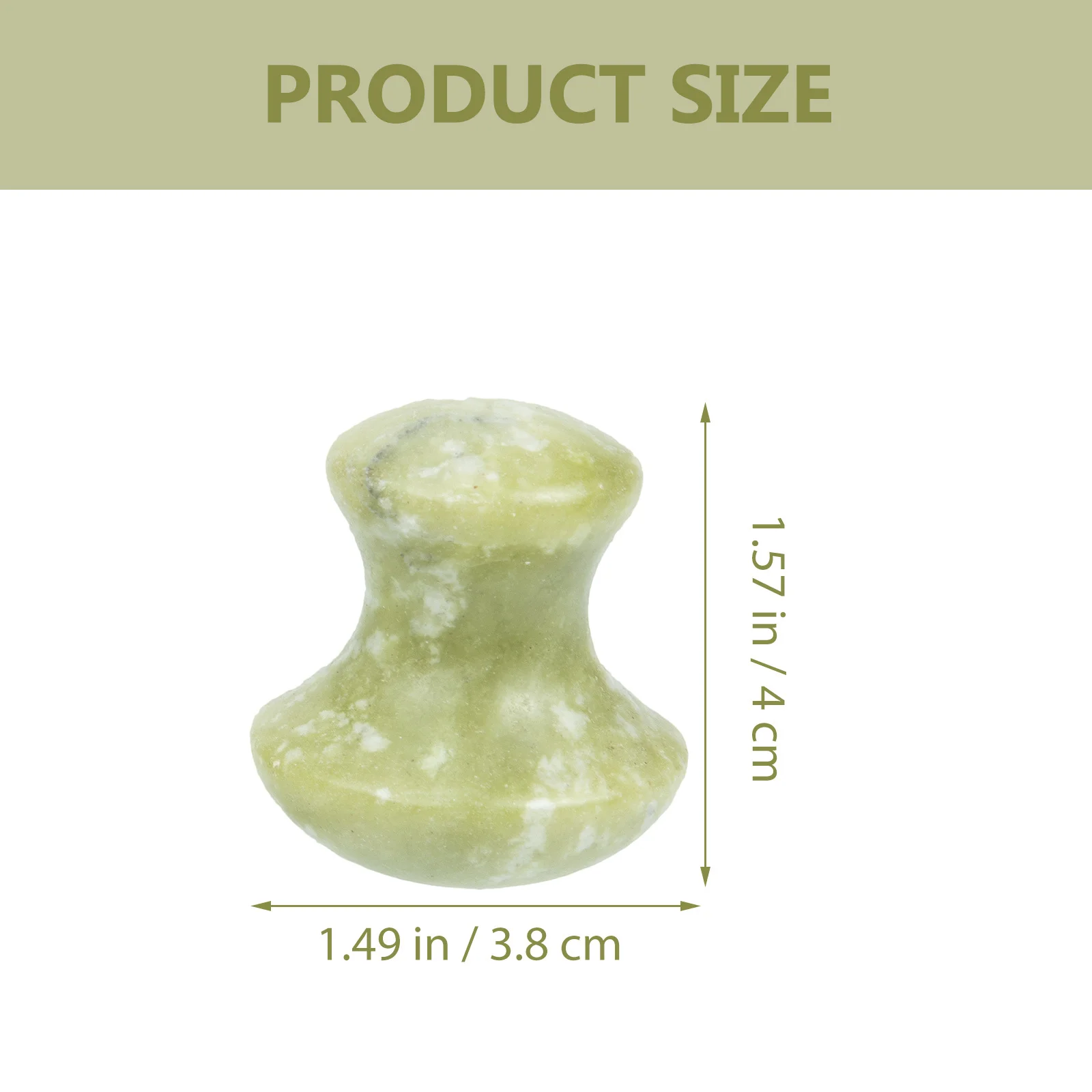 2Pcs Facial Gua Sha Jade Mushroom Massage Tool Scraping Roller for Face Eye Neck Skin Relaxation Beauty Care Gua Sha Tool