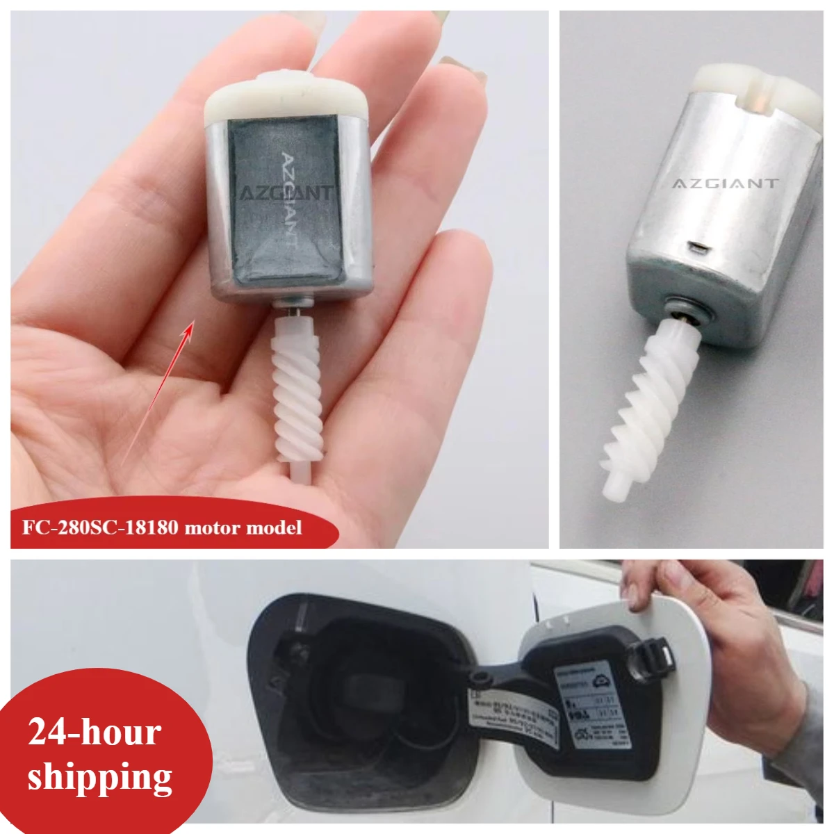 AZGIANT FC-280SC-18180 car Fuel Tank Cap Locking system motor for Lexus LS600h 2008-2016 LS460 XF40 2007-2017 77030-50030