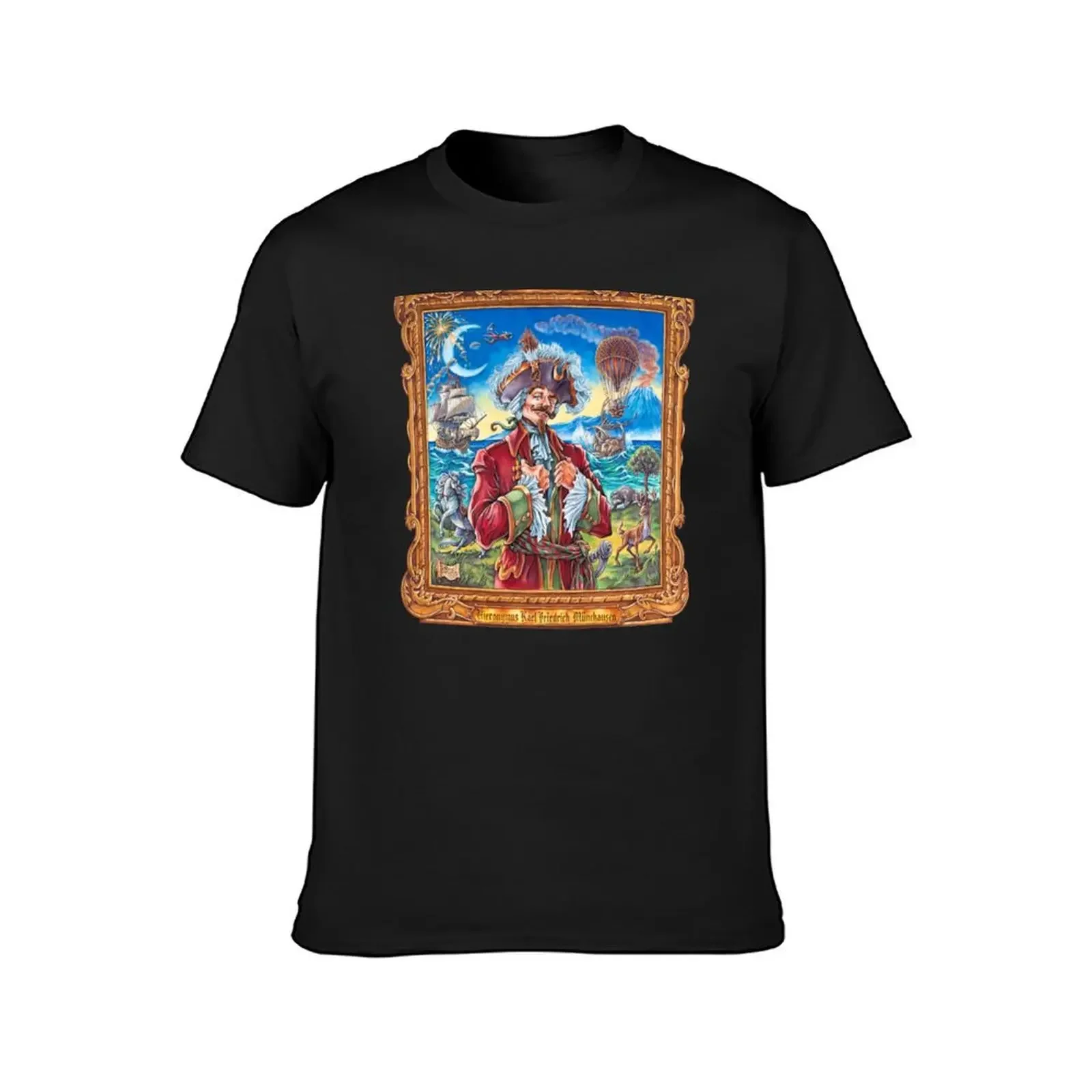 Baron Munchausen T-Shirt vintage vintage graphic tee t shirts for men pack