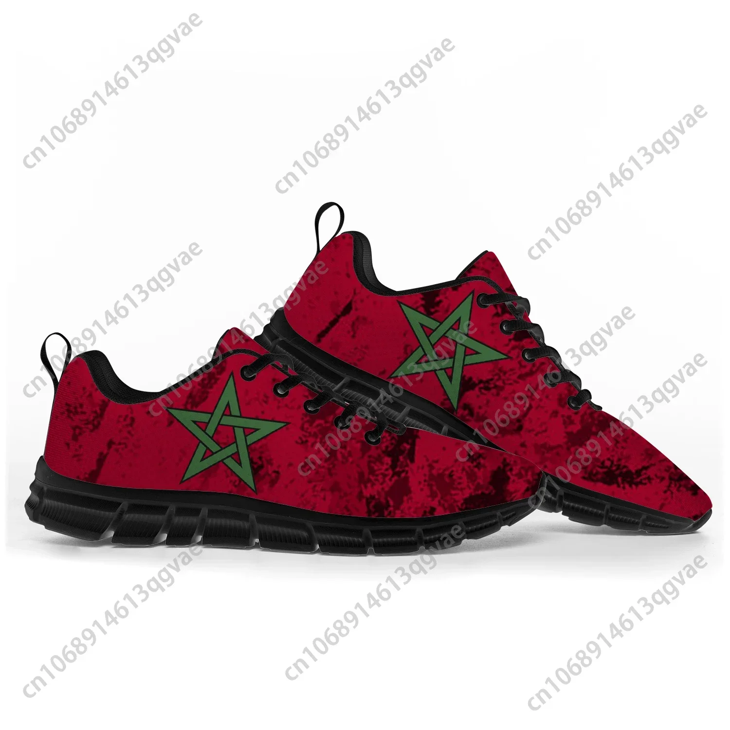 Moroccan Flag Sports Shoes Mens Womens Teenager Sneakers Morocco Casual Custom High Quality Couple Shoes