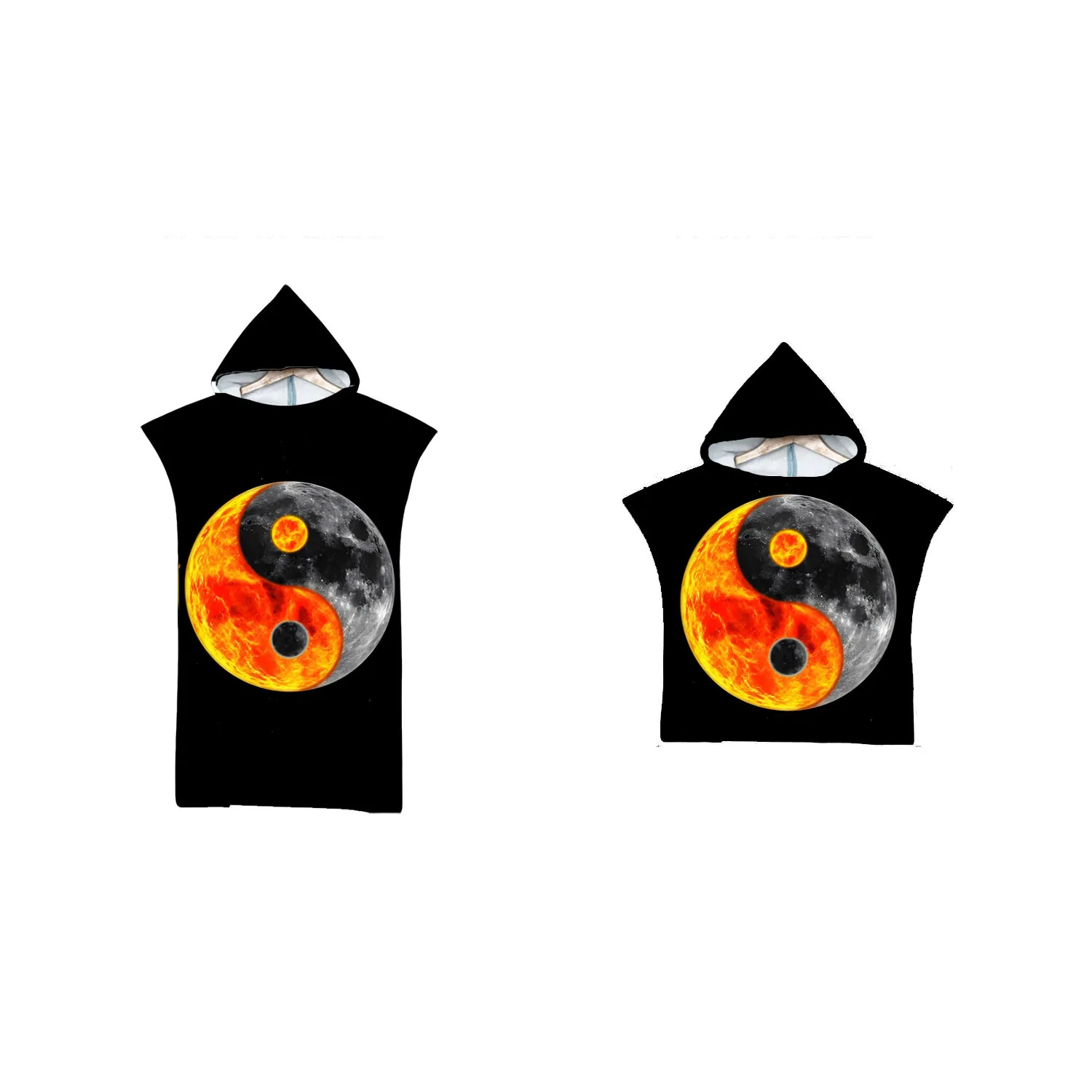 

Chinese Culture Tai Chi Yin & Yang Unisex Hooded Poncho Towel,Adult,Kid,Beach,Swim Robe,Holiday,Birthday Gift,Drop Shipping