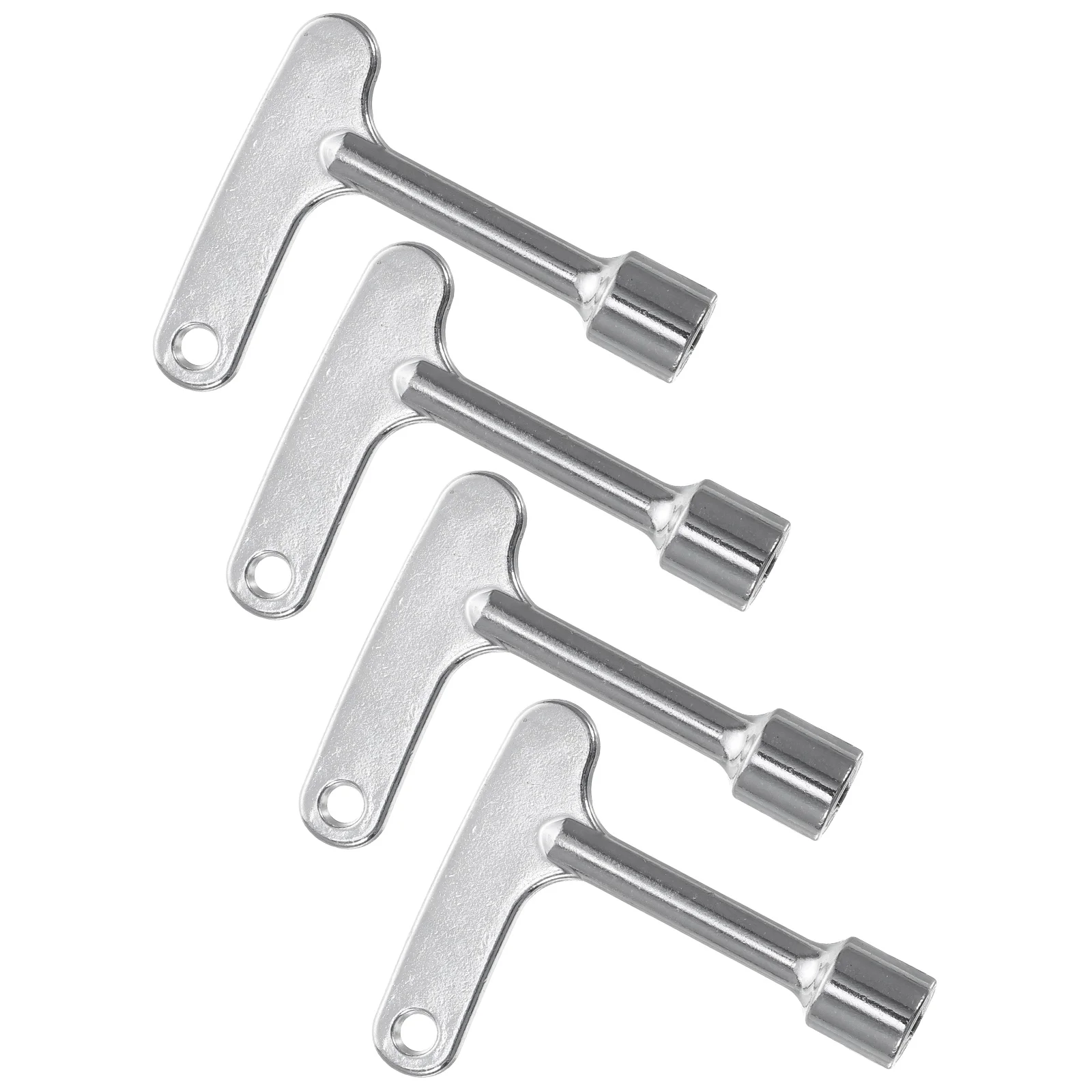 

4 Pcs Elevator Key Fire Service Keys Tool Universal Utility Zinc Alloy for Emergency Lift Door Triangular Lock