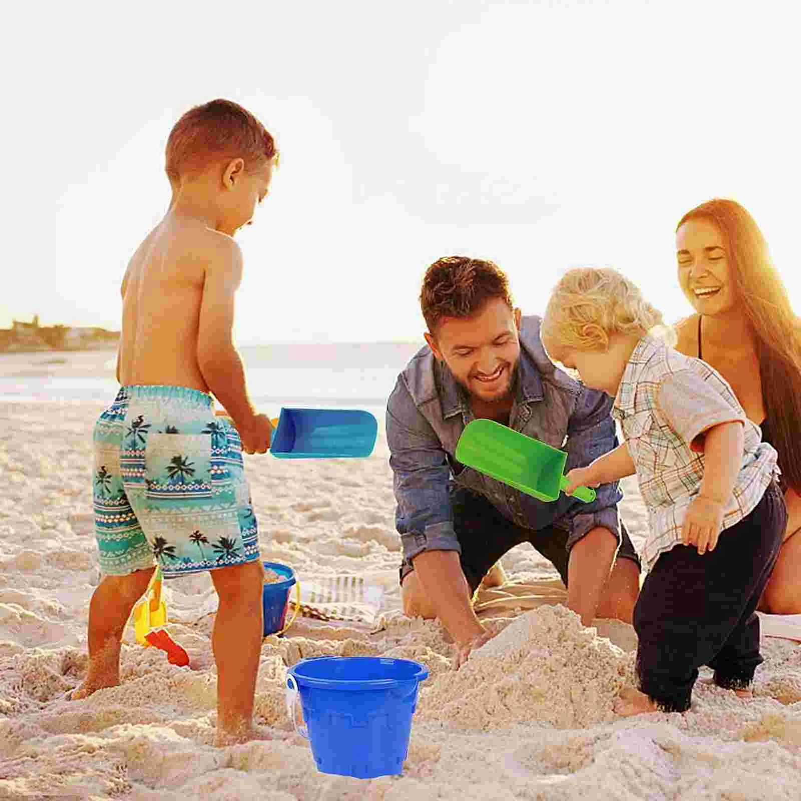 Juguete para niños pequeños de 4 piezas, juguete para exteriores, pala de arena para playa, excavadora para bebés