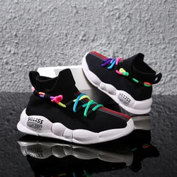 2025 New Brand Children Shoes Boy Girls Breathable Footwear Casual Sports Shoes Soft Outdoor Kids Knitting Sneakers Size 26-38