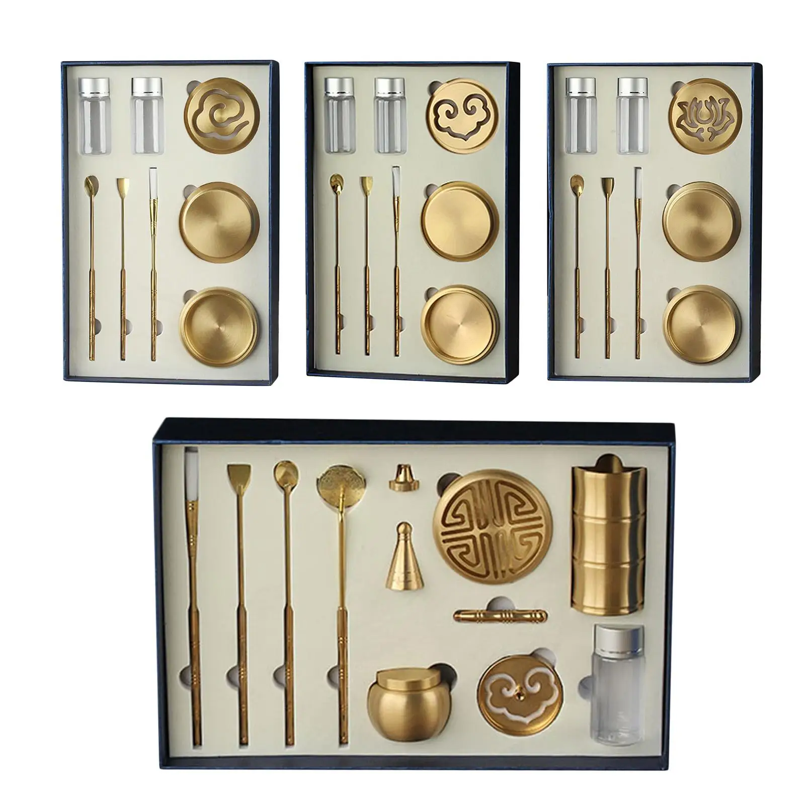 Brass Incense Making Kit Professional Pure Copper Incense Road Introductory Set