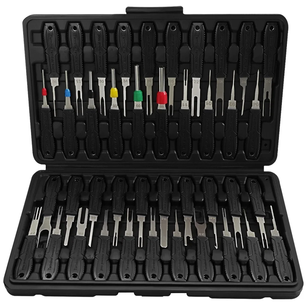 Electrical Pin Terminal Removal Tools Car Depinning Tool Wire Plug Connector Extractor Puller Release Pin Extractor Kit  view 3