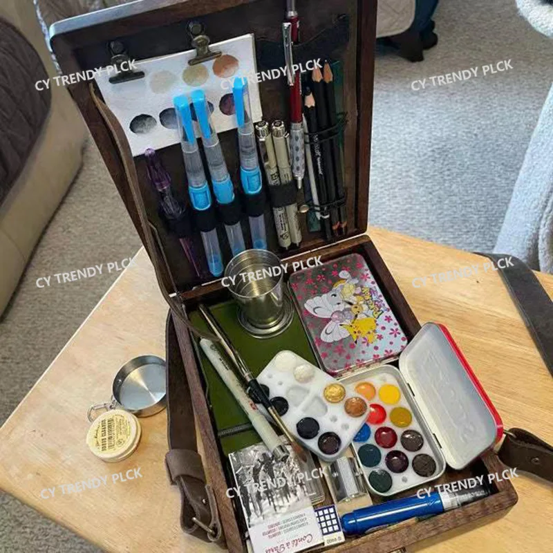 Writers Messenger Wood Box Writers Messenger Wood Box Briefcase Writing Storage Box Ideas