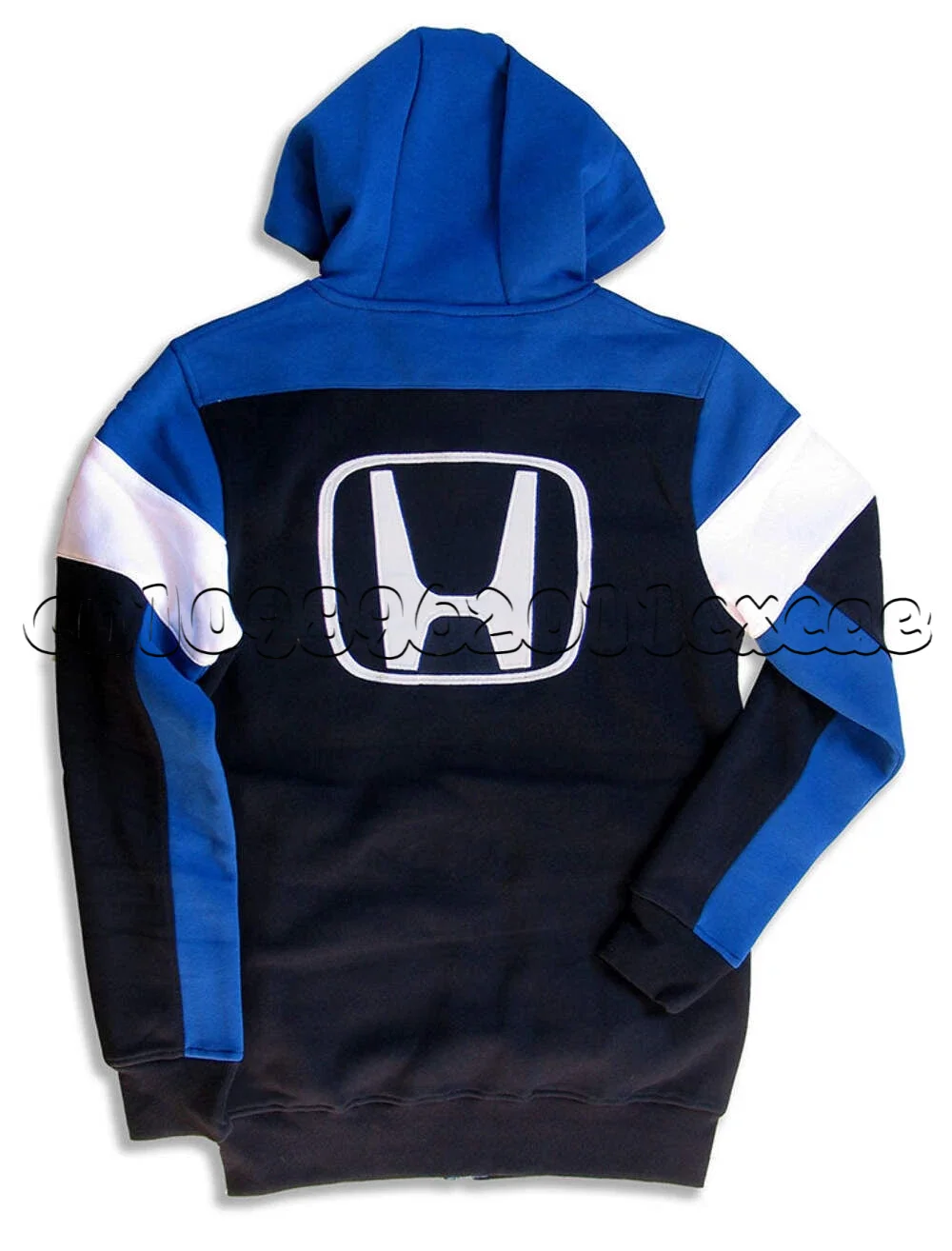 هوندا سباق سستة هوديي أجنحة 3D مطبوعة دراجة نارية هواية الدراجات هوديي الكبار والأطفال الخريف / الشتاء الطبعة #2