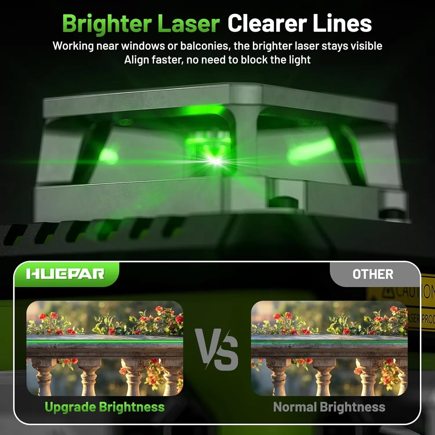 جهاز ليزر Huepar ثلاثي الأبعاد - مراجعة Line Laser Level Magnetic Bracket وسعره