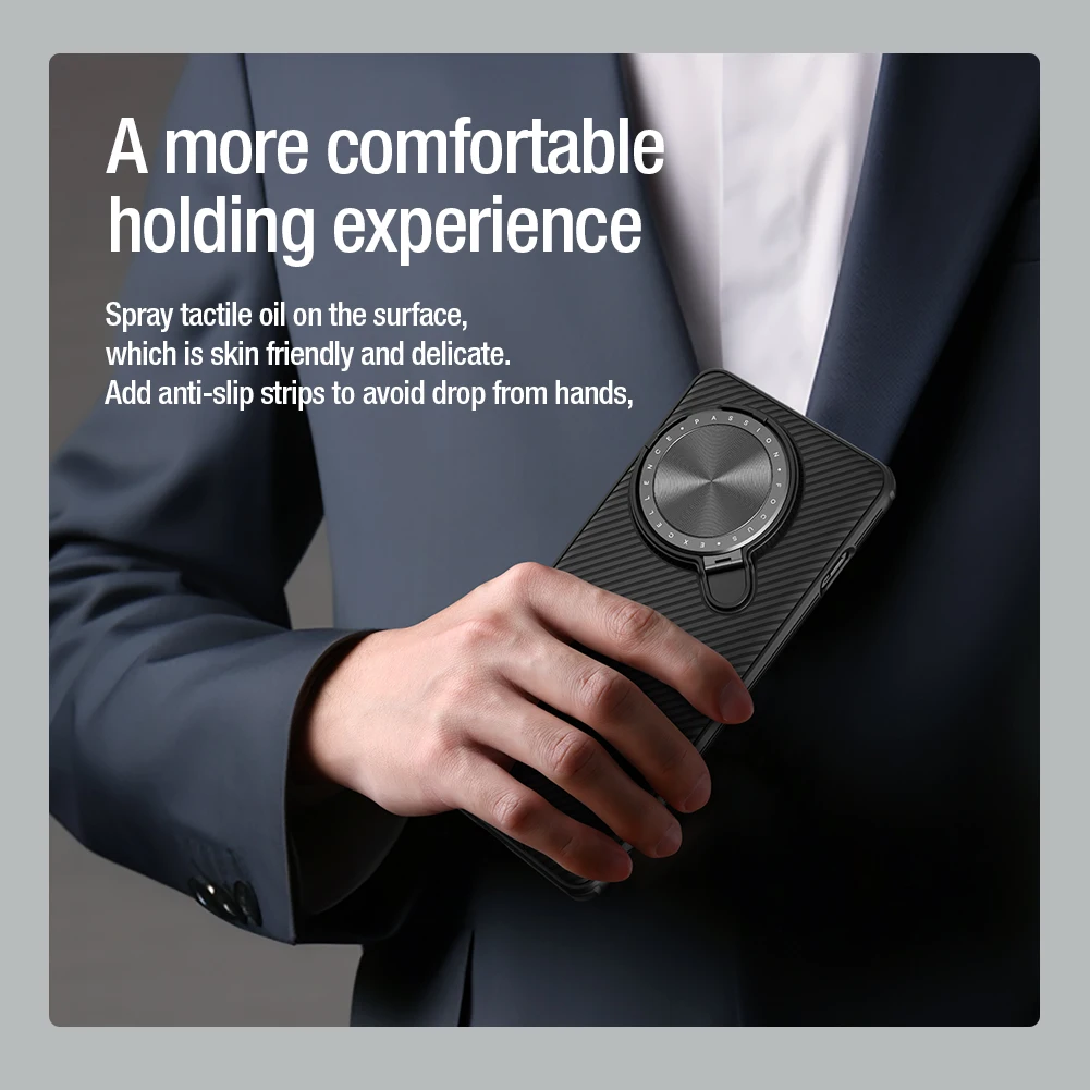 

For OnePlus 13 5G Nillkin Case Camera With Stand Protect CamShield Prop Lens 360 full Protection Back cover For One Plus 13